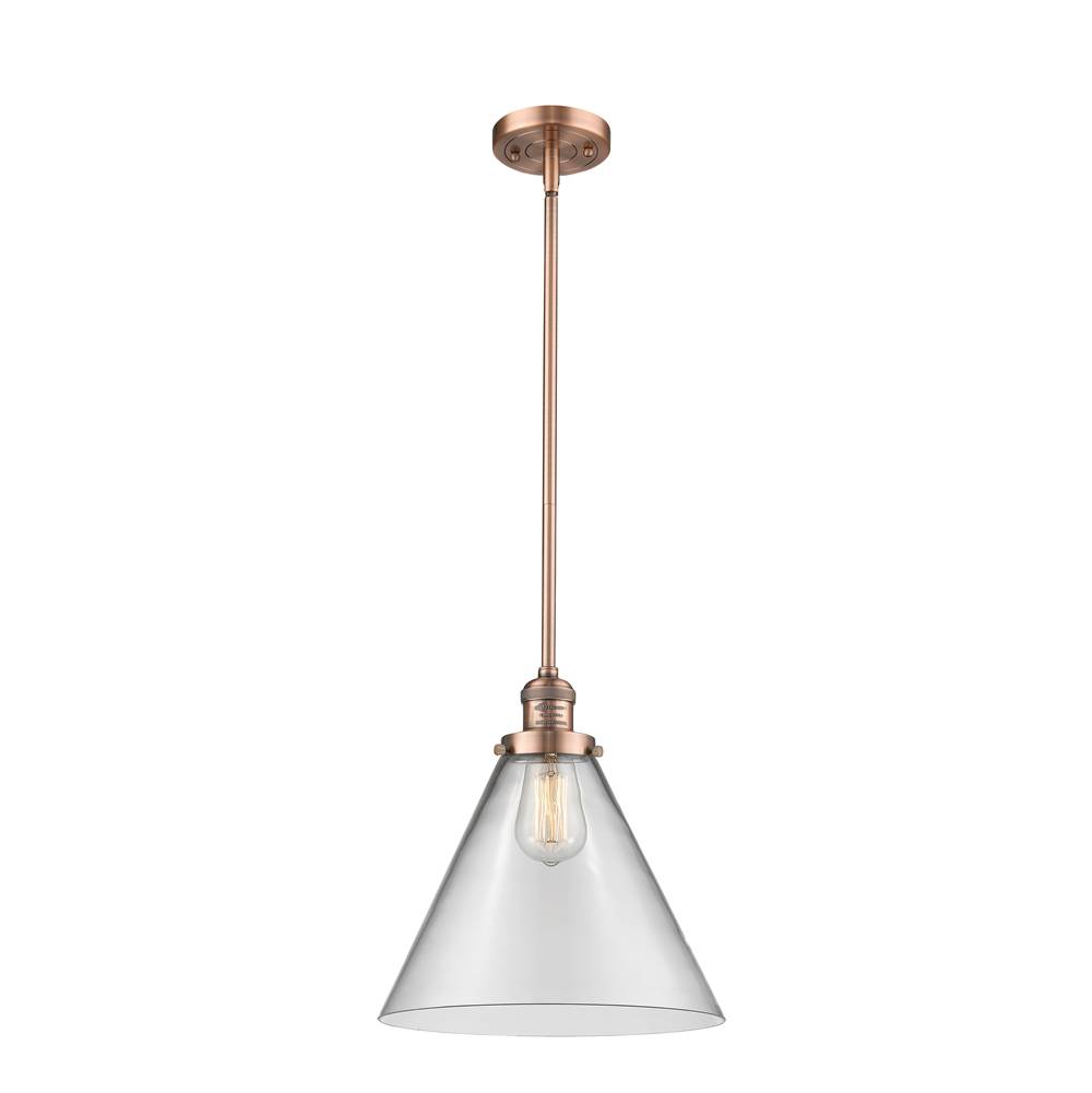 Innovations X-Large Cone 1 Light Pendant part of the Franklin Restoration Collection