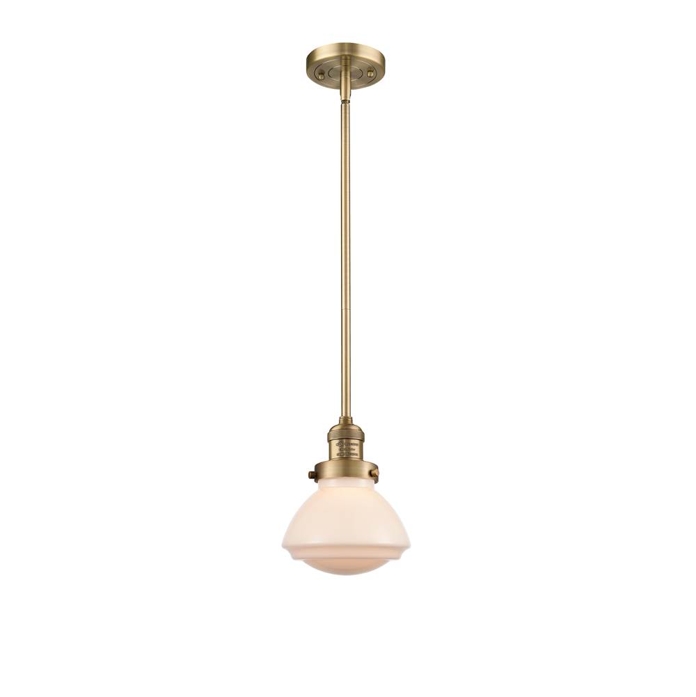 Innovations Olean 1 Light Mini Pendant part of the Franklin Restoration Collection