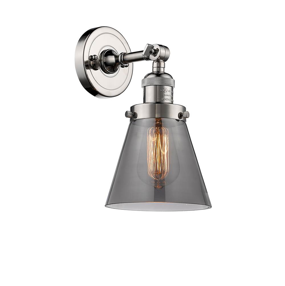 Innovations Small Cone 1 Light Sconce part of the Franklin Restoration Collection