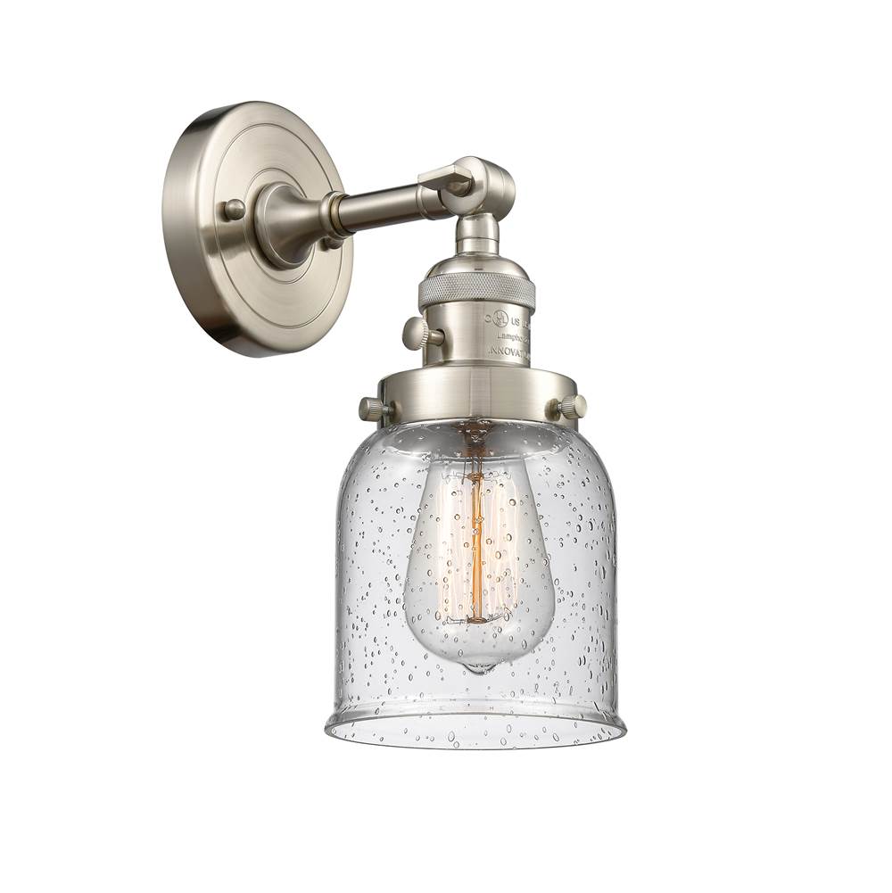 Innovations Bell 1 Light 5 inch Sconce With Switch