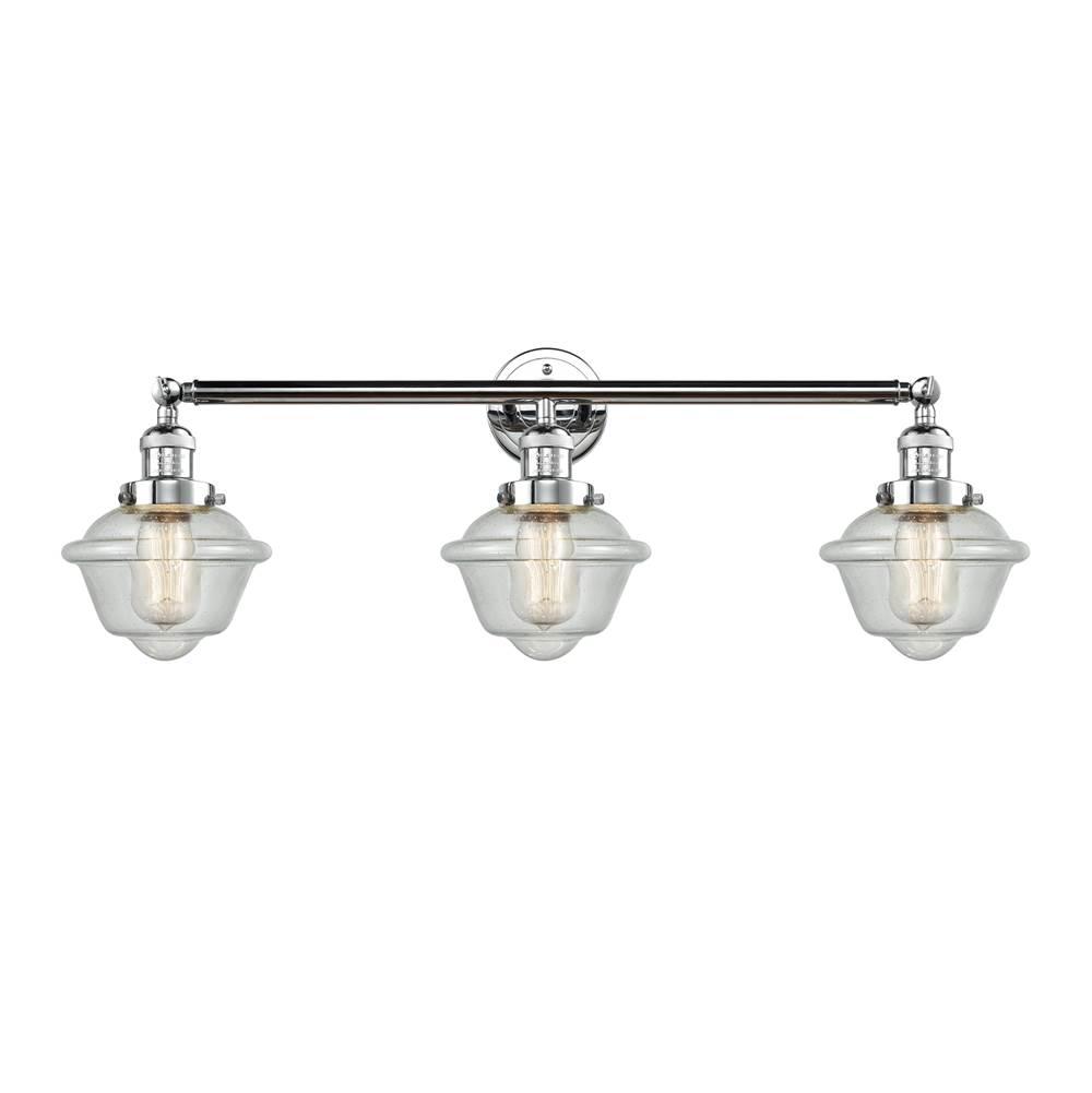 Innovations Small Oxford 3 Light Bath Vanity Light part of the Franklin Restoration Collection