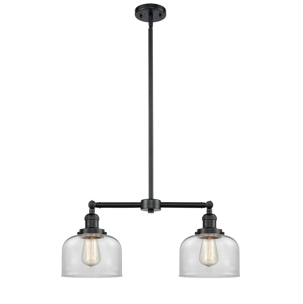 Innovations Large Bell 2 Light Chandelier part of the Franklin Restoration Collection