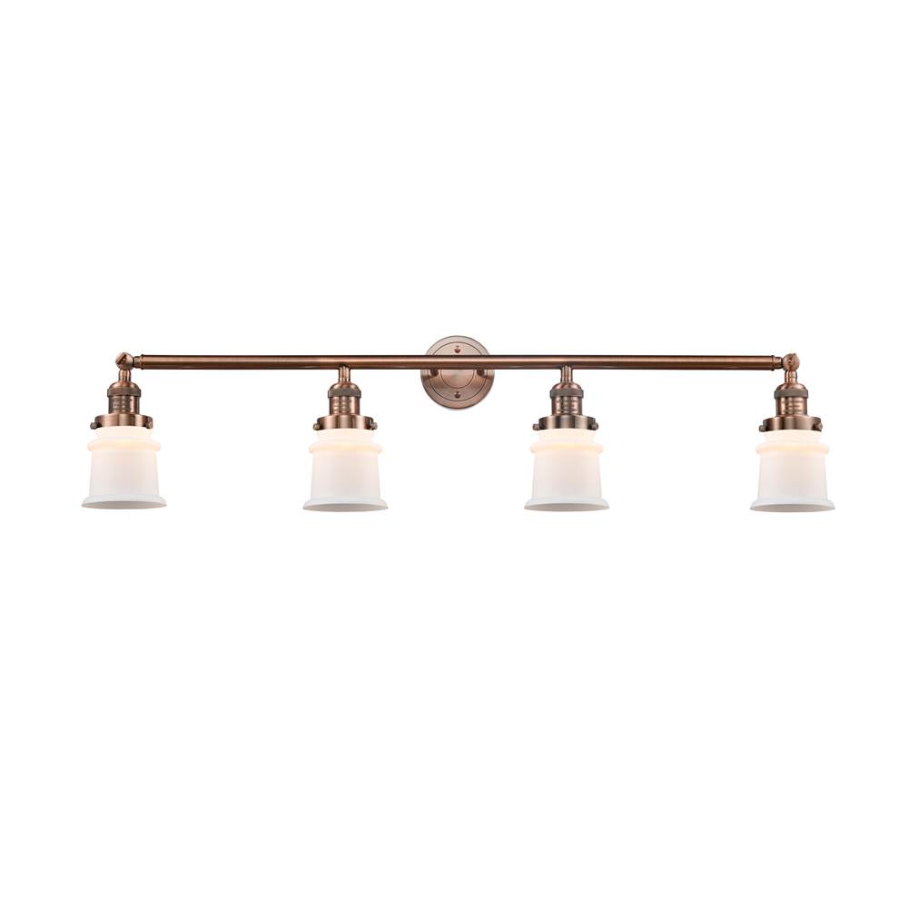 Innovations Small Canton 4 Light Bath Vanity Light part of the Franklin Restoration Collection