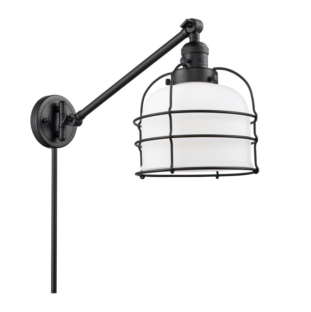 Innovations Large Bell Cage 1 Light Swing Arm part of the Franklin Restoration Collection