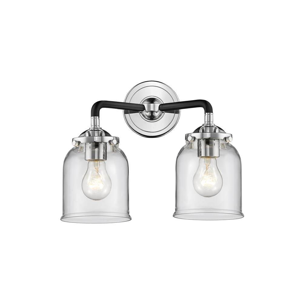 Innovations Small Bell 2 Light Bath Vanity Light part of the Nouveau Collection