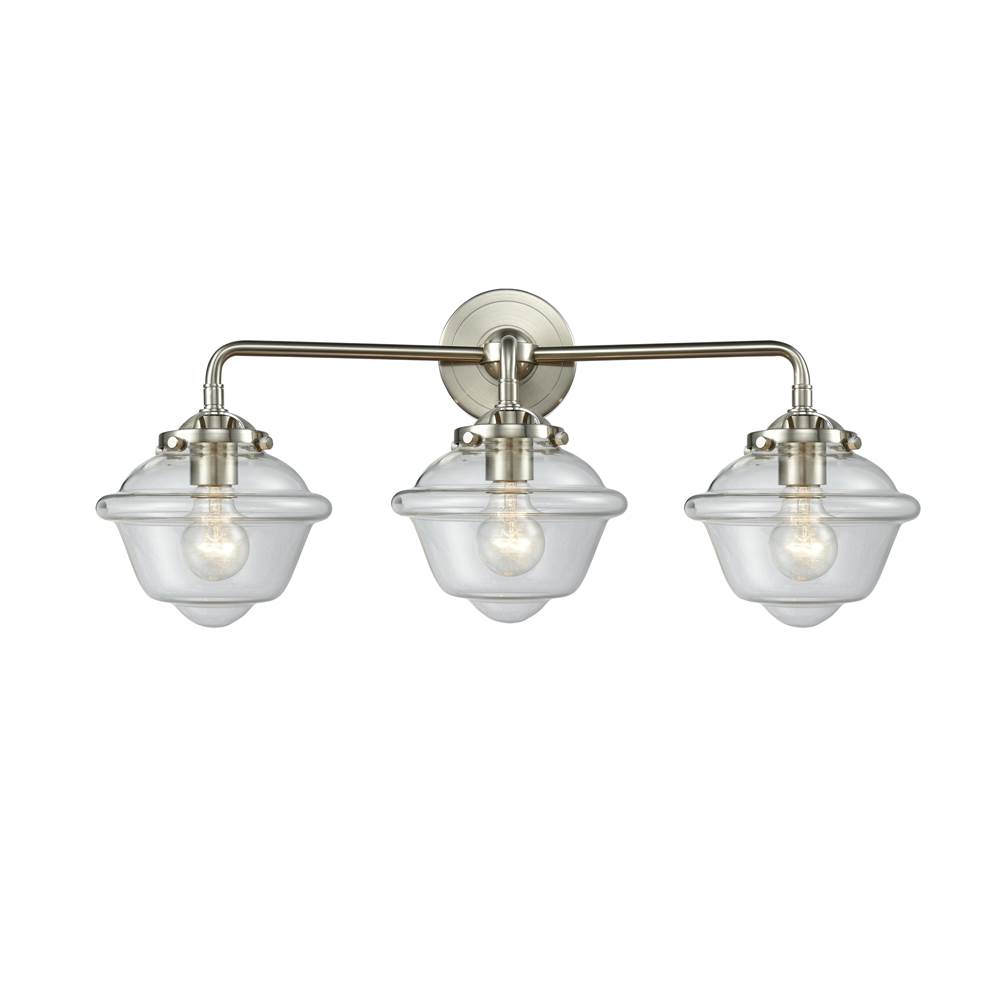 Innovations Small Oxford 3 Light Bath Vanity Light part of the Nouveau Collection