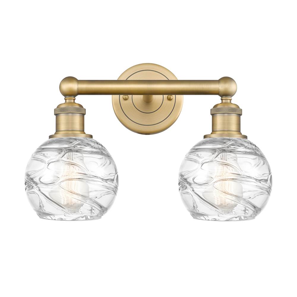 Innovations Athens Deco Swirl Brushed Brass Bath Vanity Light