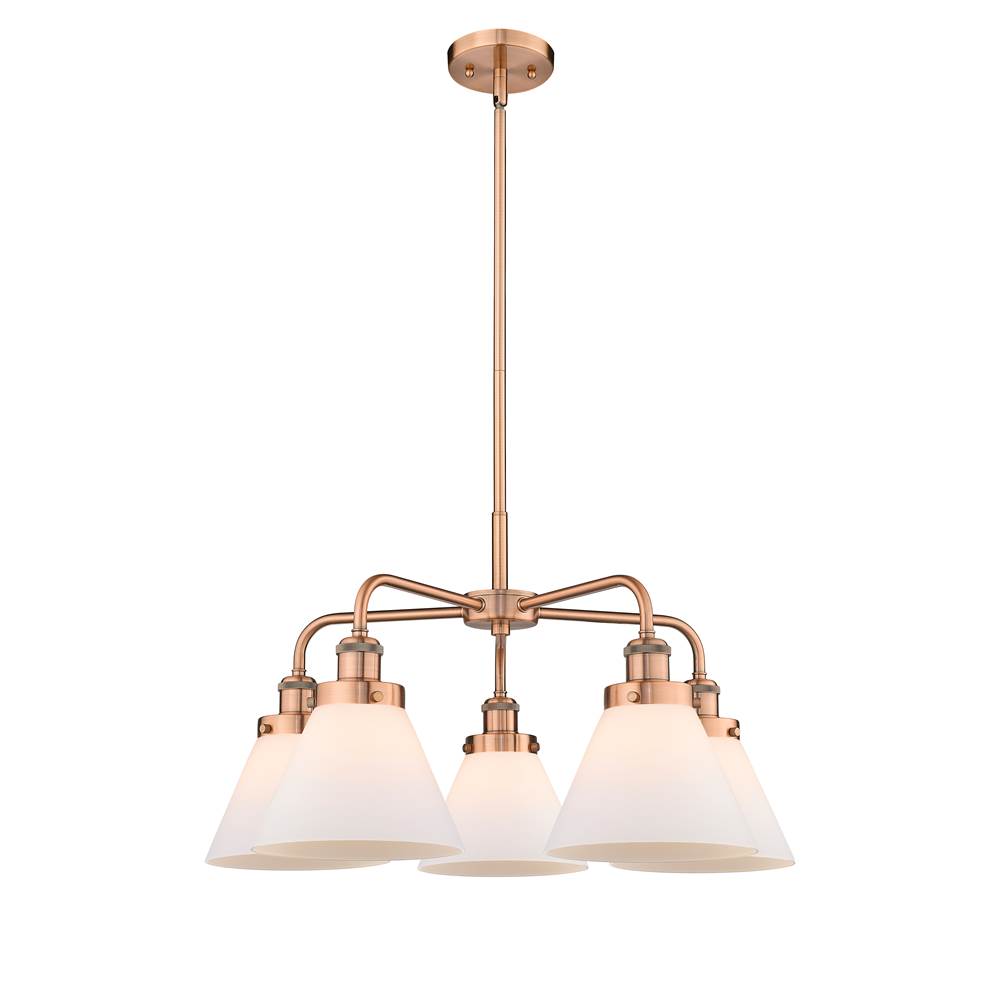 Innovations Cone Antique Copper Chandelier