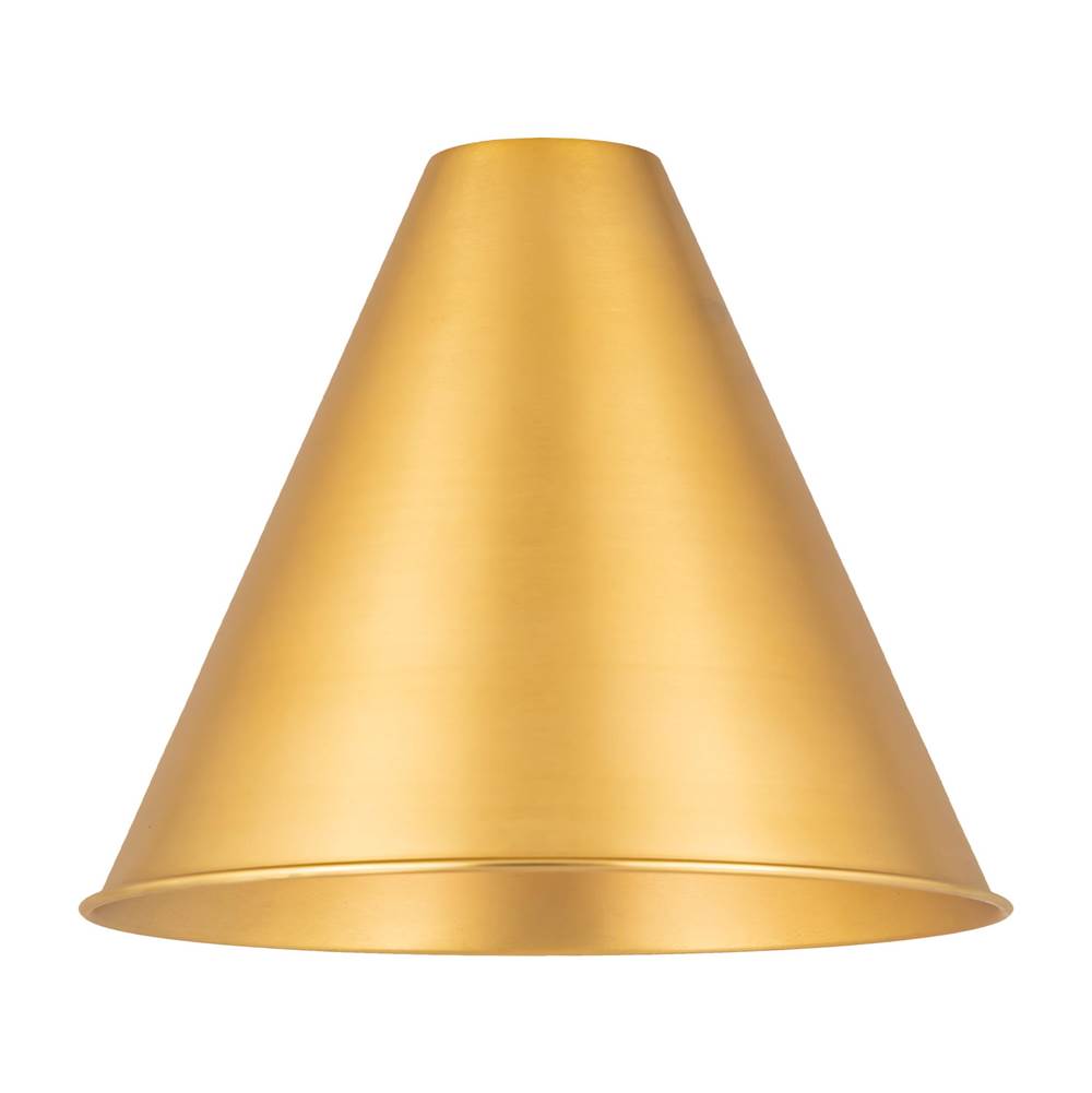 Innovations Ballston Cone Light 16 inch Satin Gold Metal Shade