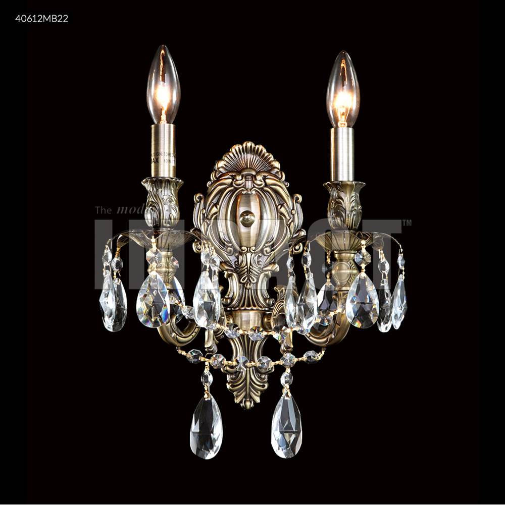James R Moder Brindisi 2 Light Wall Sconce