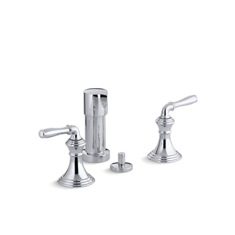Kohler Devonshire® Vertical spray bidet faucet with lever handles