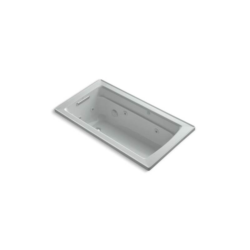 Kohler Archer® 60'' x 32'' drop-in whirlpool bath with heater