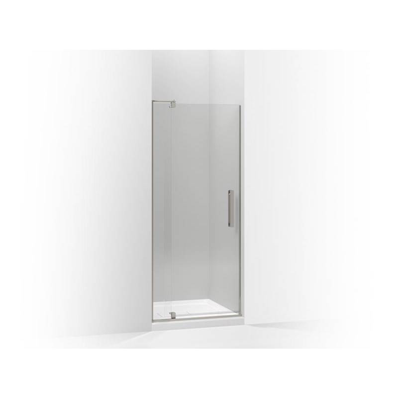 Kohler Revel® Pivot shower door, 74'' H x 27-5/16 - 31-1/8'' W, with 5/16'' thick Crystal Clear glass