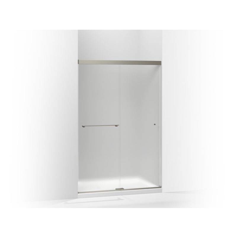 Kohler Revel® Sliding shower door, 76'' H x 44-5/8 - 47-5/8'' W, with 5/16'' thick Frosted glass