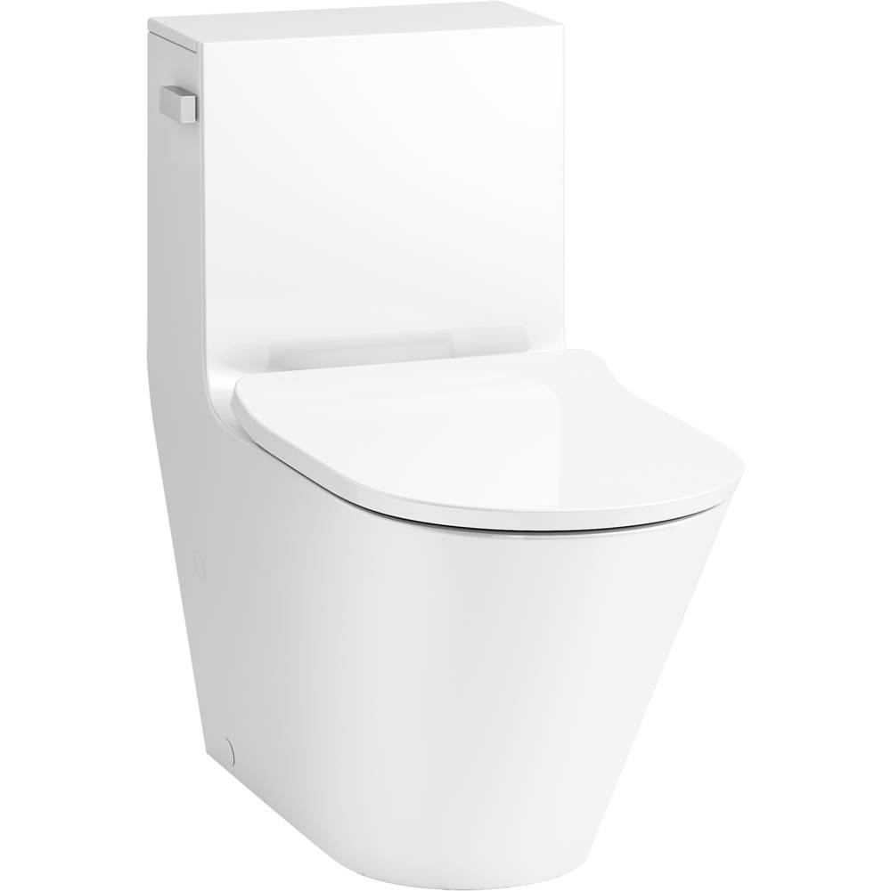 Kohler Brazn One-piece Compact Elongated Dual-flush Toilet With Skirted Trapway