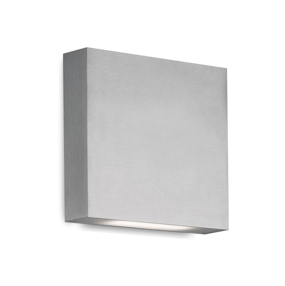 Kuzco Mica 6-in Brushed Nickel LED All terior Wall