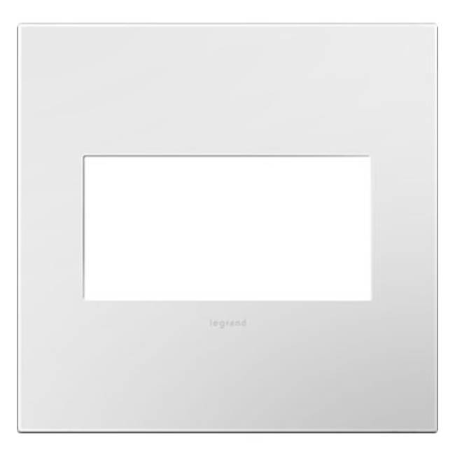 Legrand Gloss White, 2-Gang Wall Plate