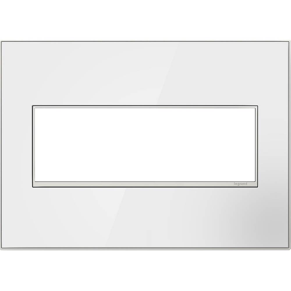 Legrand Mirror White, 3-Gang Wall Plate