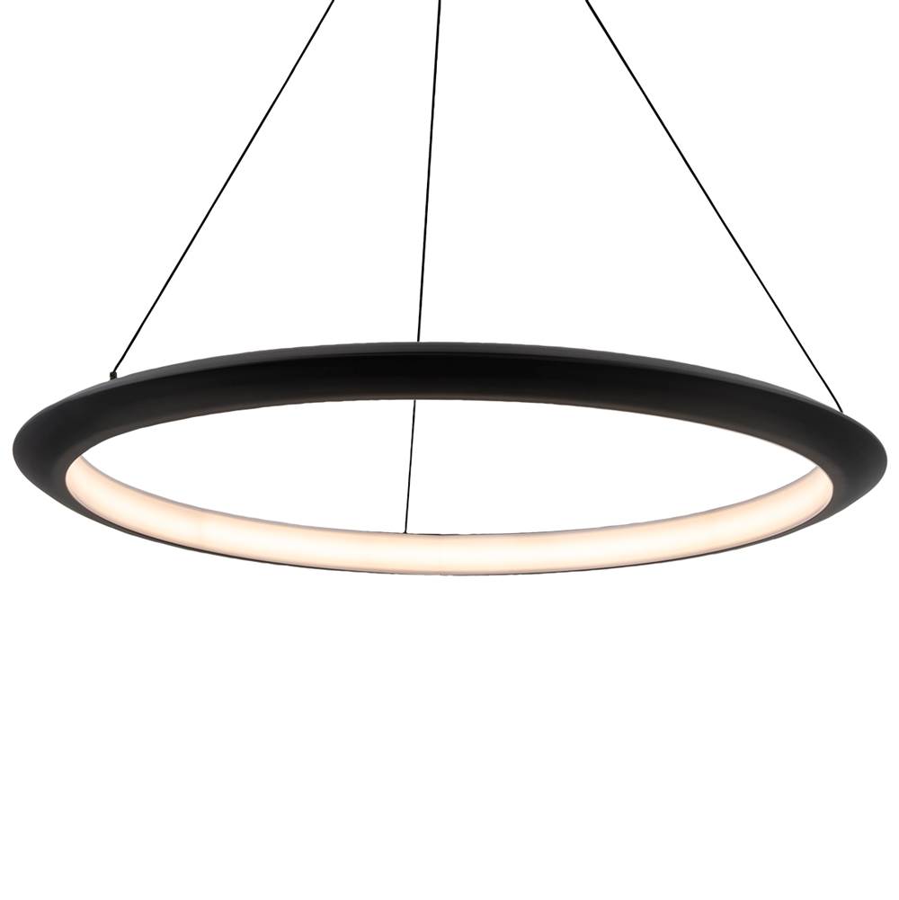 Modern Forms The Ring 36'' LED Pendant Light 3500K in Black