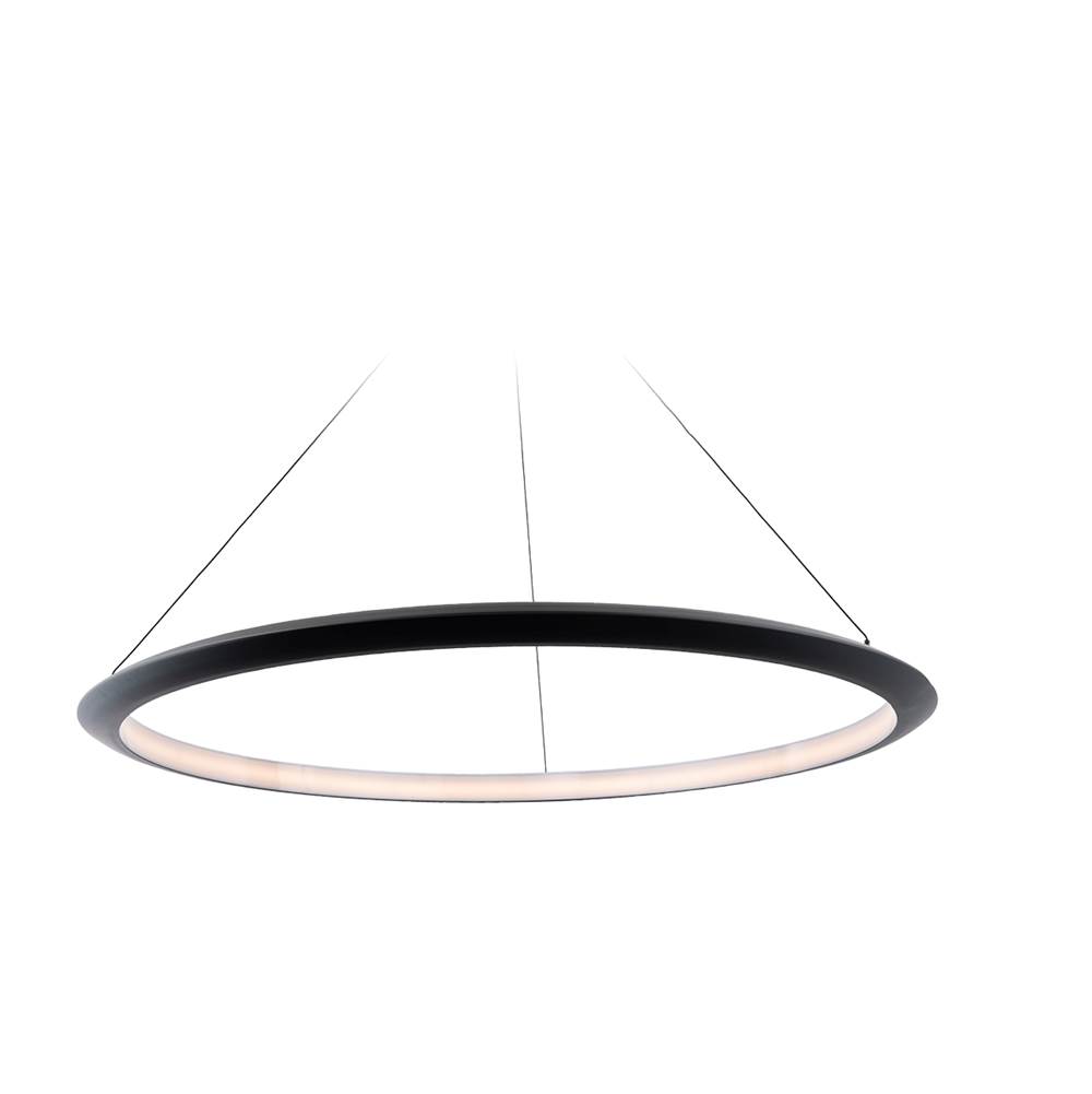 Modern Forms The Ring 48'' LED Pendant Light 3500K in Black