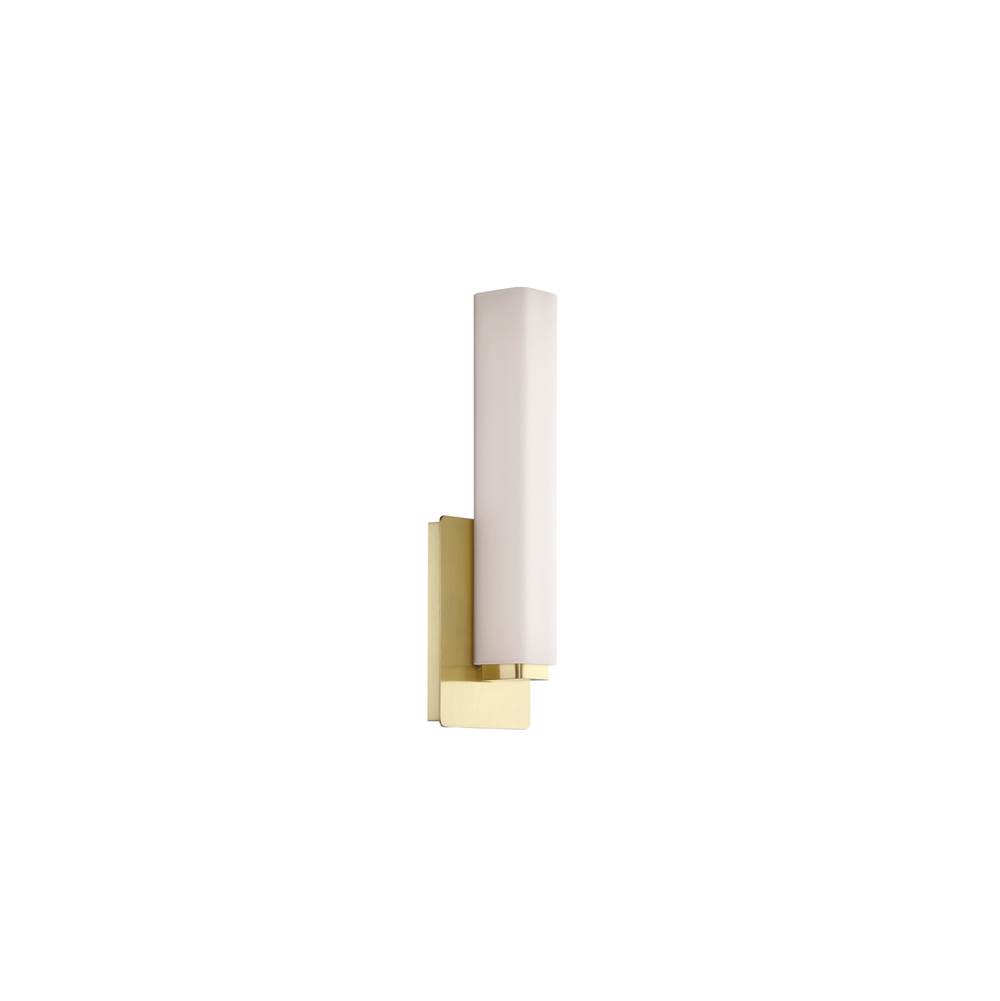 Modern Forms Vogue 11'' LED Wall and Bath Light 3000K in Brushed Brass