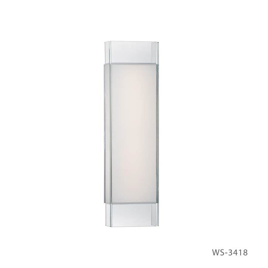 Modern Forms Cloud 18'' LED Bath and Vanity Light 3000K in Chrome