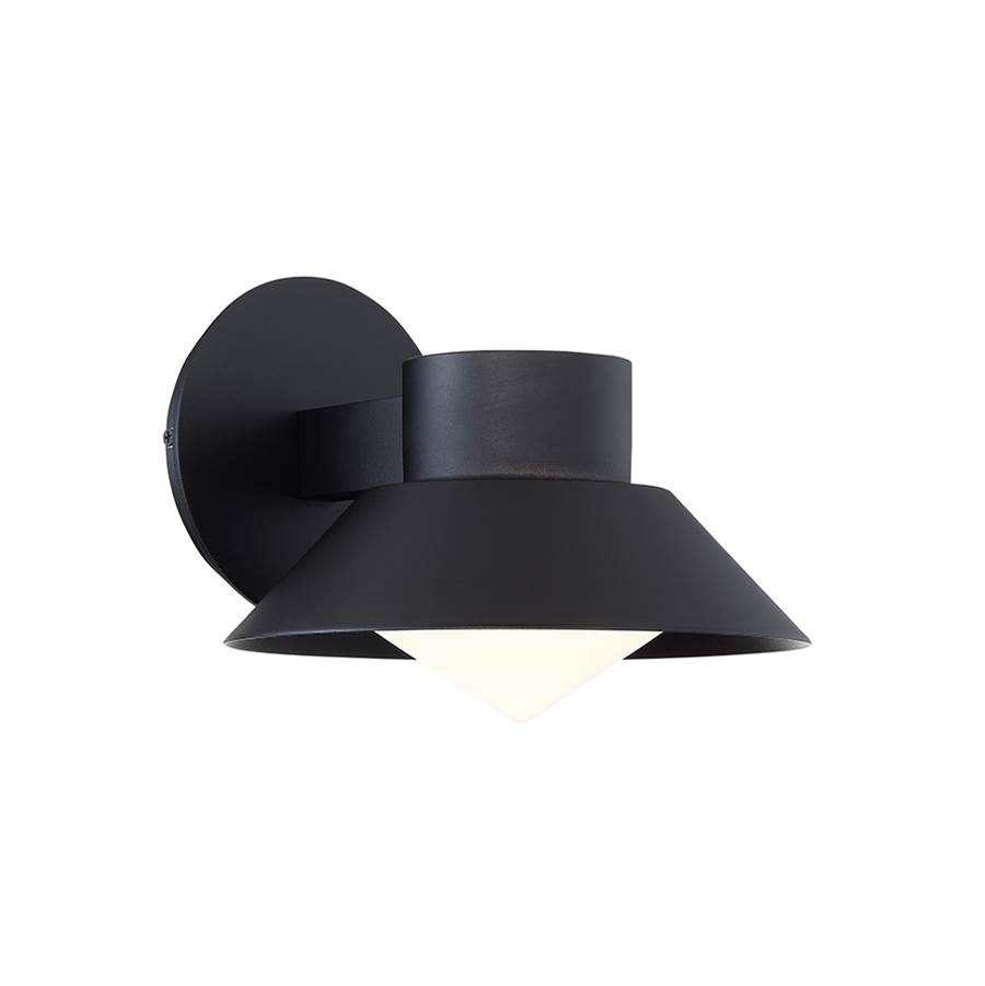 Modern Forms Oslo 8'' LED Outdoor Wall Sconce Barn Light 3000K in Black