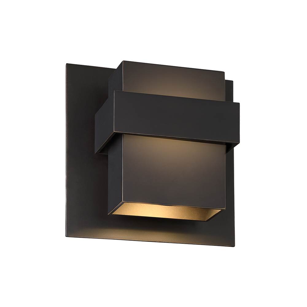 Modern Forms Pandora 9'' LED Outdoor Wall Sconce Light 3000K in Oil Rubbed Bronze