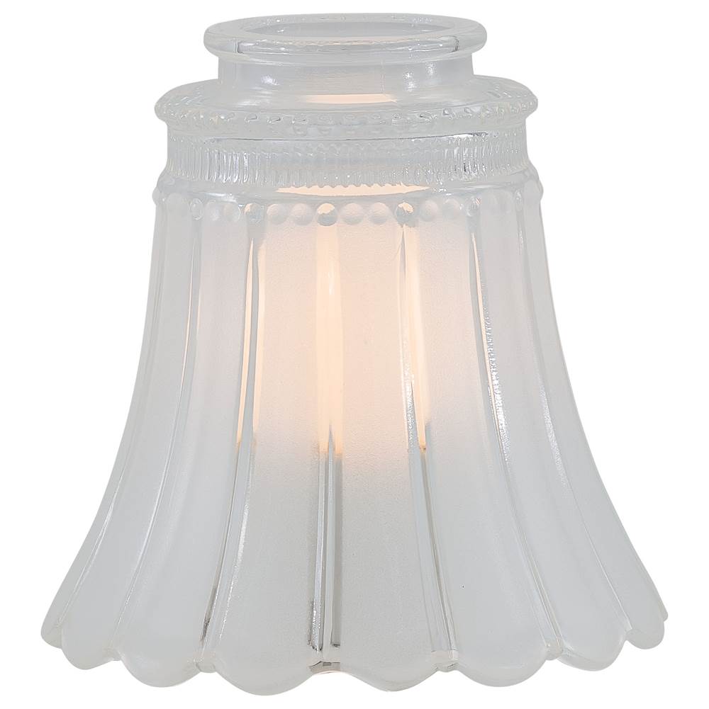Minka Aire 2 1/4 Inch Clear/Frosted Glass Shade