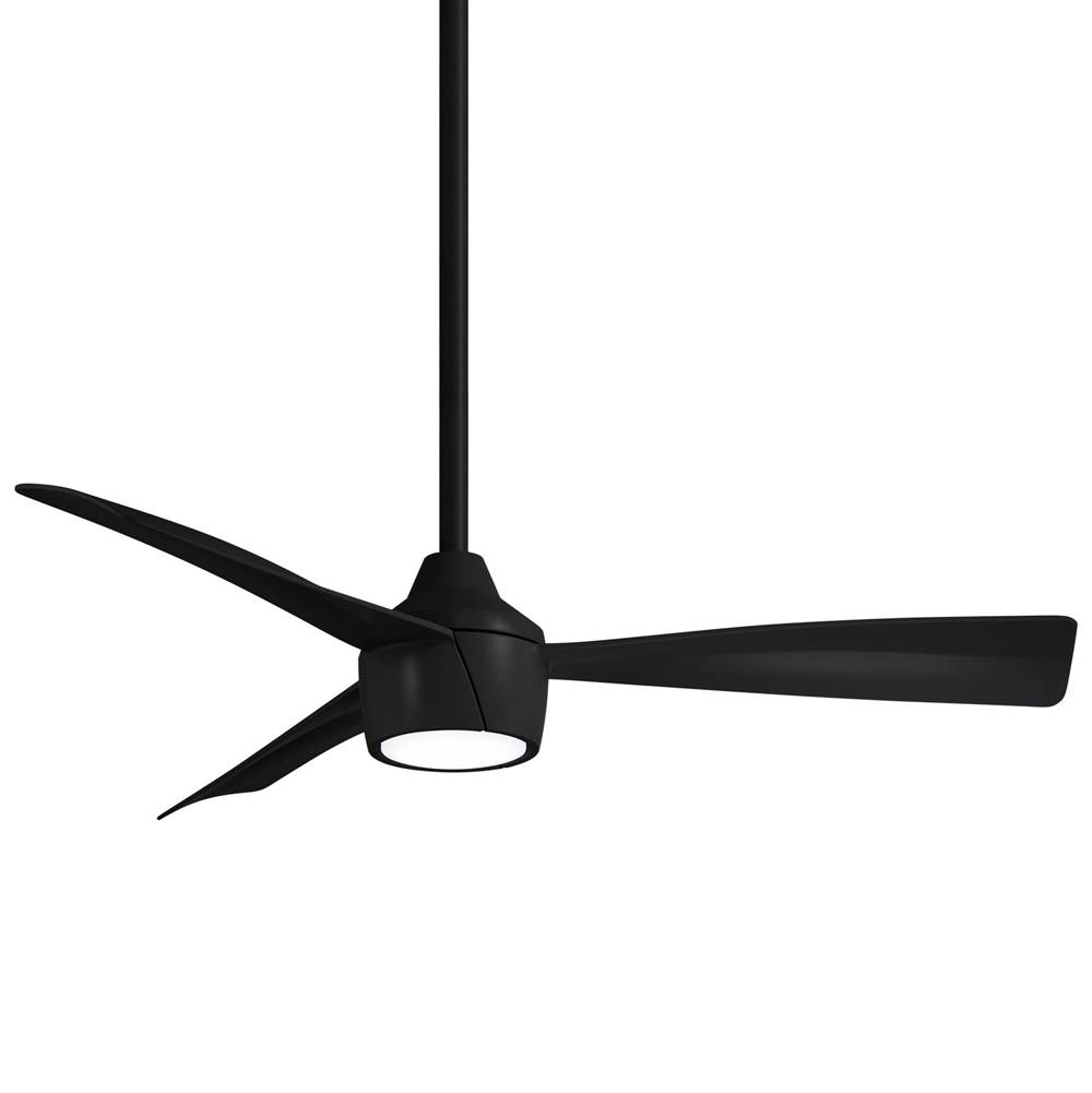 Minka Aire Skinnie 44 in. LED Indoor Coal Ceiling Fan with Remote