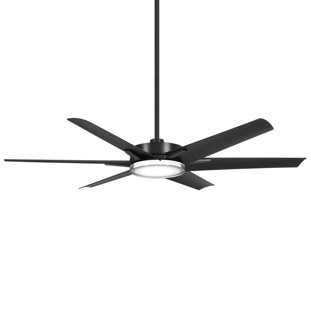 Minka Aire Deco 65 in. CCT LED Indoor Coal Ceiling Fan with Remote