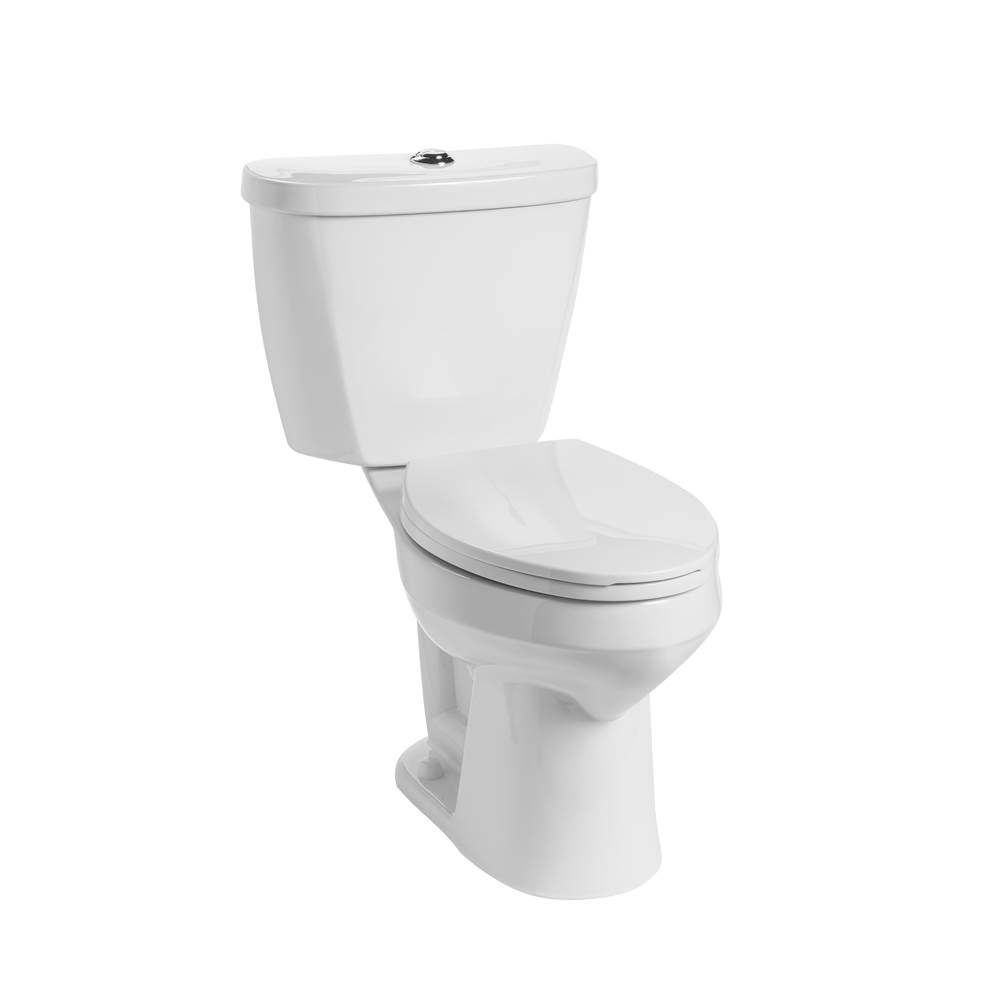 Mansfield Plumbing Summit Dual Flush Elongated SmartHeight Toilet Combination