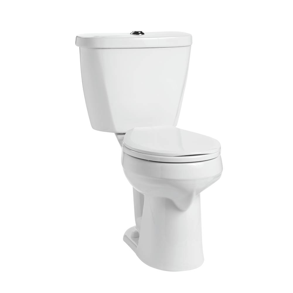 Mansfield Plumbing Summit Dual Flush Round SmartHeight Toilet Combination