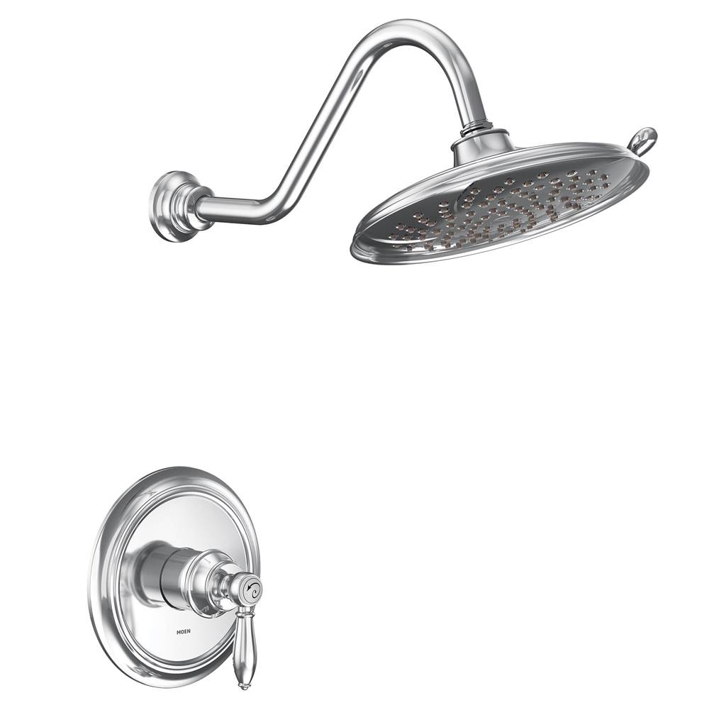 Moen Weymouth M-CORE 2-Series Eco Performance 1-Handle Shower Trim Kit in Chrome (Valve Sold Separately)
