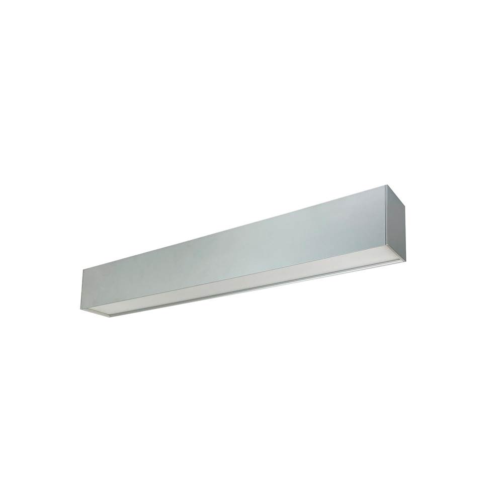 Nora Lighting 2'' L-Line LED Indirect/Direct Linear, Selectable CCT, 3710lm, Aluminum finish