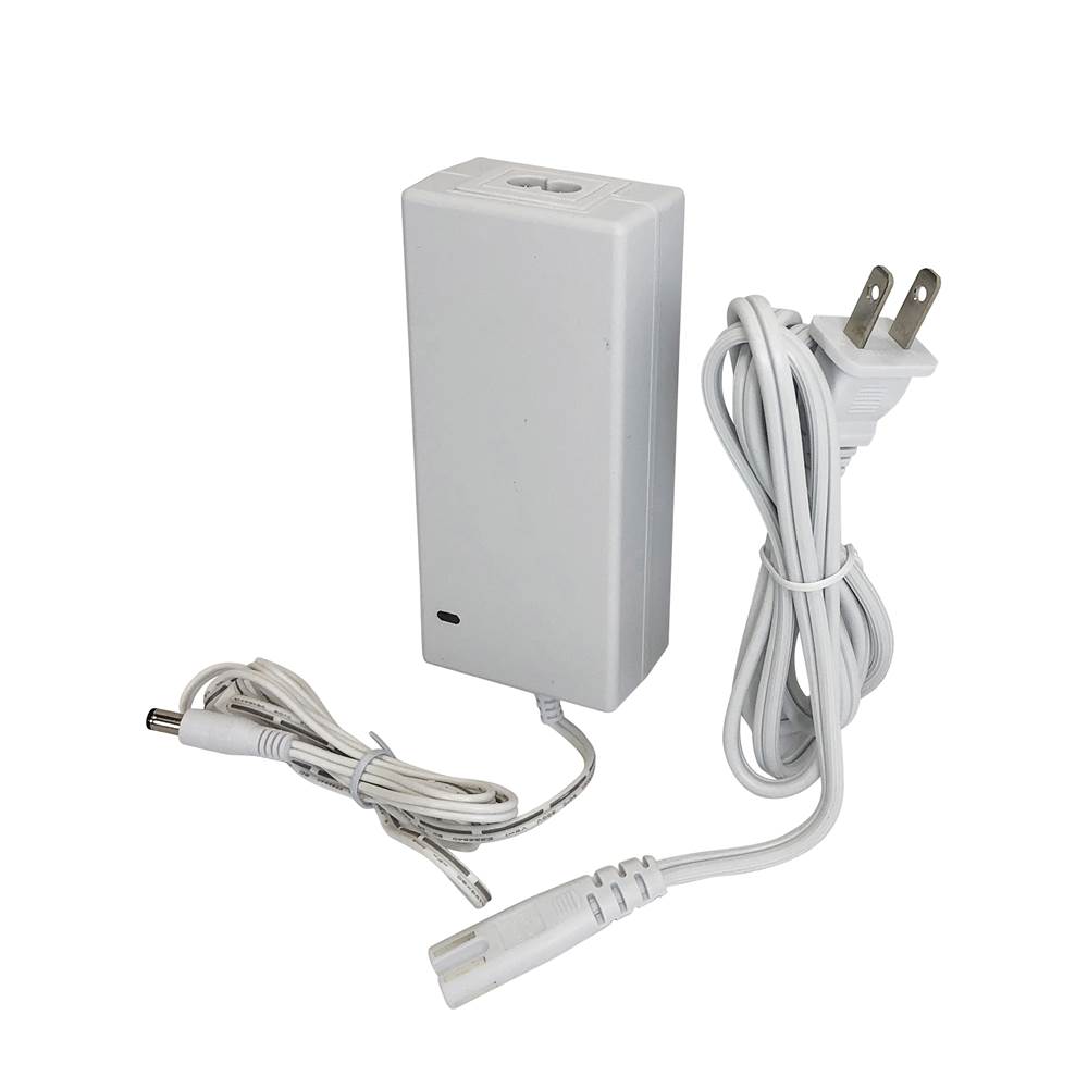 Nora Lighting 12V 60W Cord plus Plug Direct Plug-in Tabletop Driver, White