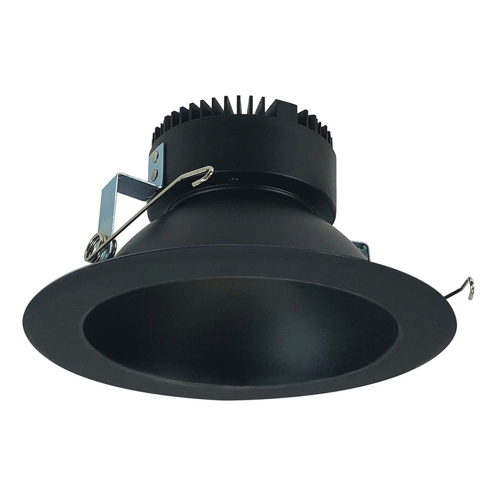 Nora Lighting 6'' Marquise II Round Reflector, 2500lm, 3000K, Medium Flood, Black (Available with Non-IC Housings Only)