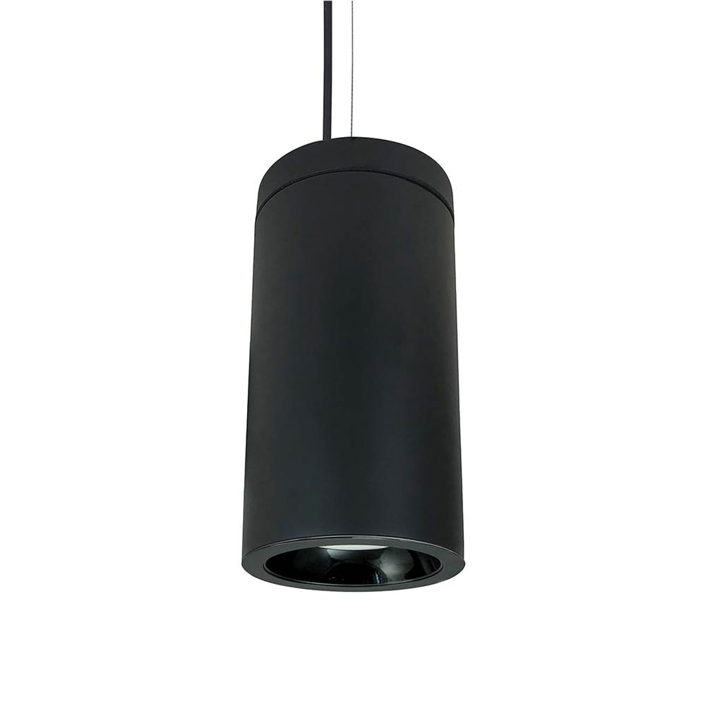 Nora Lighting 6'' Cylinder, Black, Cable mount, Cobalt refl., 750L, 40K, Black