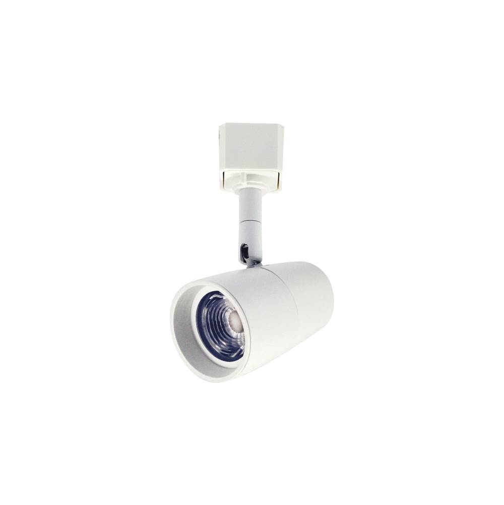 Nora Lighting MAC LED Track Head, 700lm, 10W, 40K, 90Plus CRI, Spot/Flood, White, L-Style