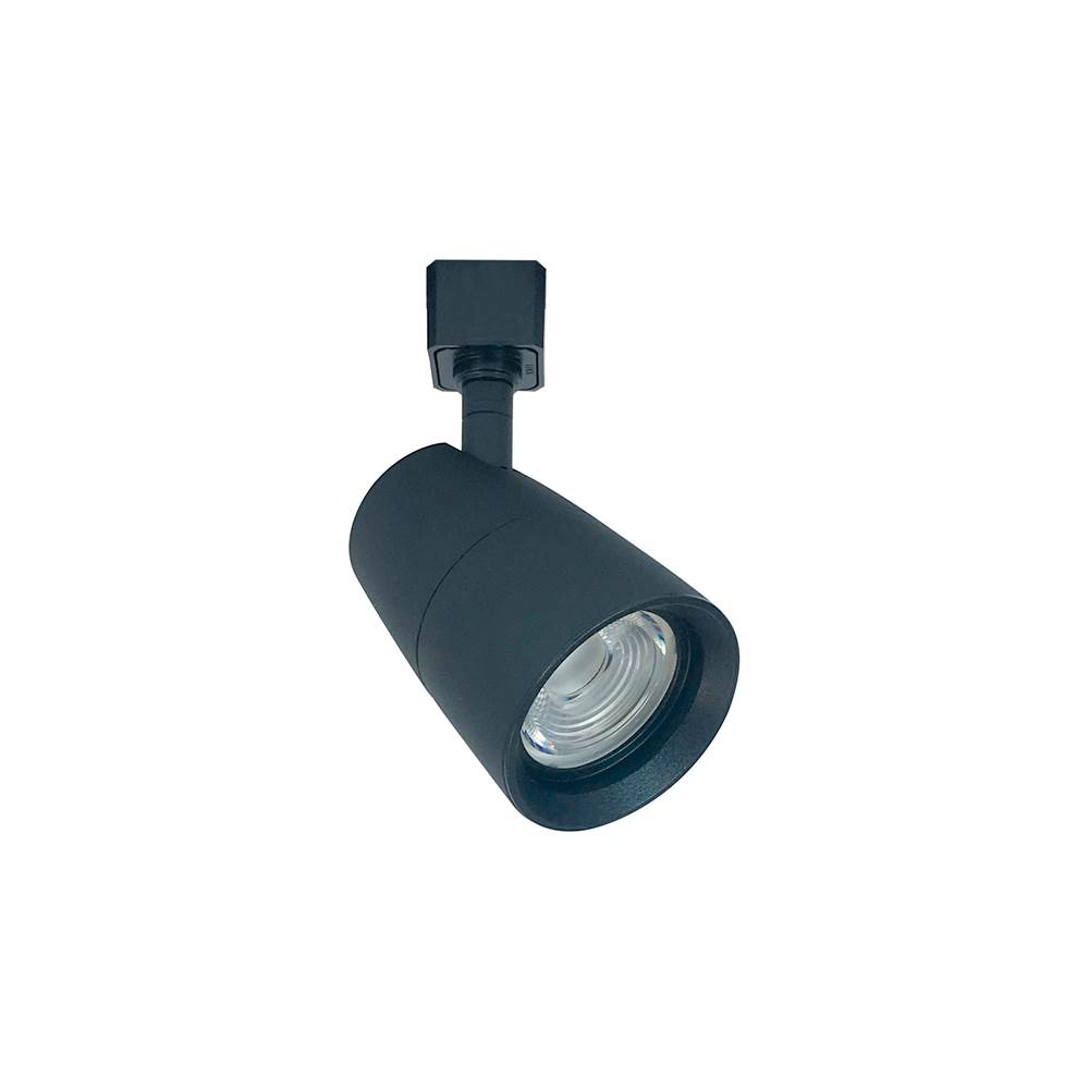 Nora Lighting MAC XL LED Track Head, 1100lm, 18W, 3500K, 90Plus CRI, Spot/Flood, Black, L-Type