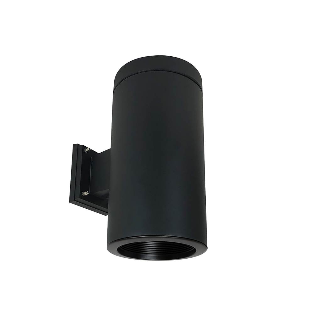 Nora Lighting 6'' Cylinder, Black, Surface Mount, 20W Med Base LED, Refl., Black