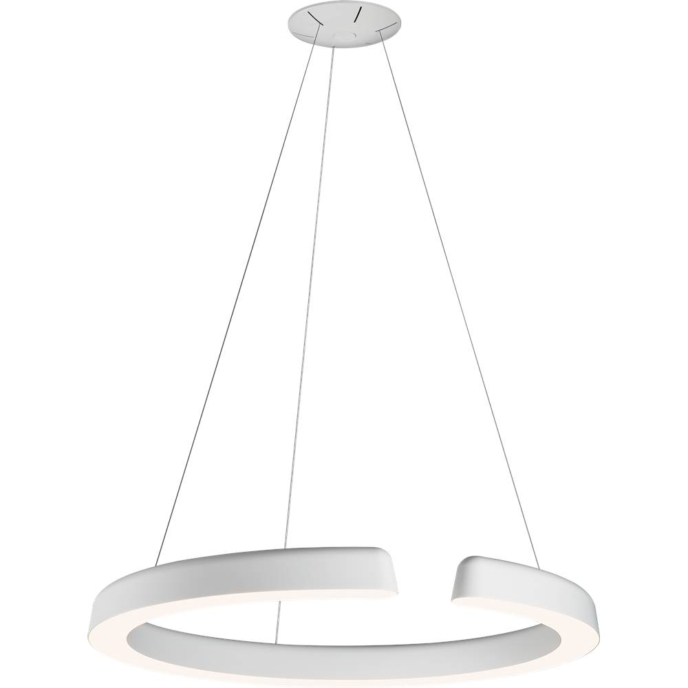 PageOne Lighting Enso Ring, Single Tier Chandelier