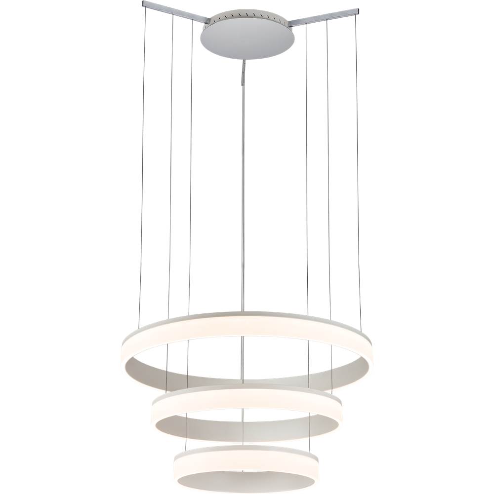 PageOne Lighting Halo Ring, 3 Tier Chandelier
