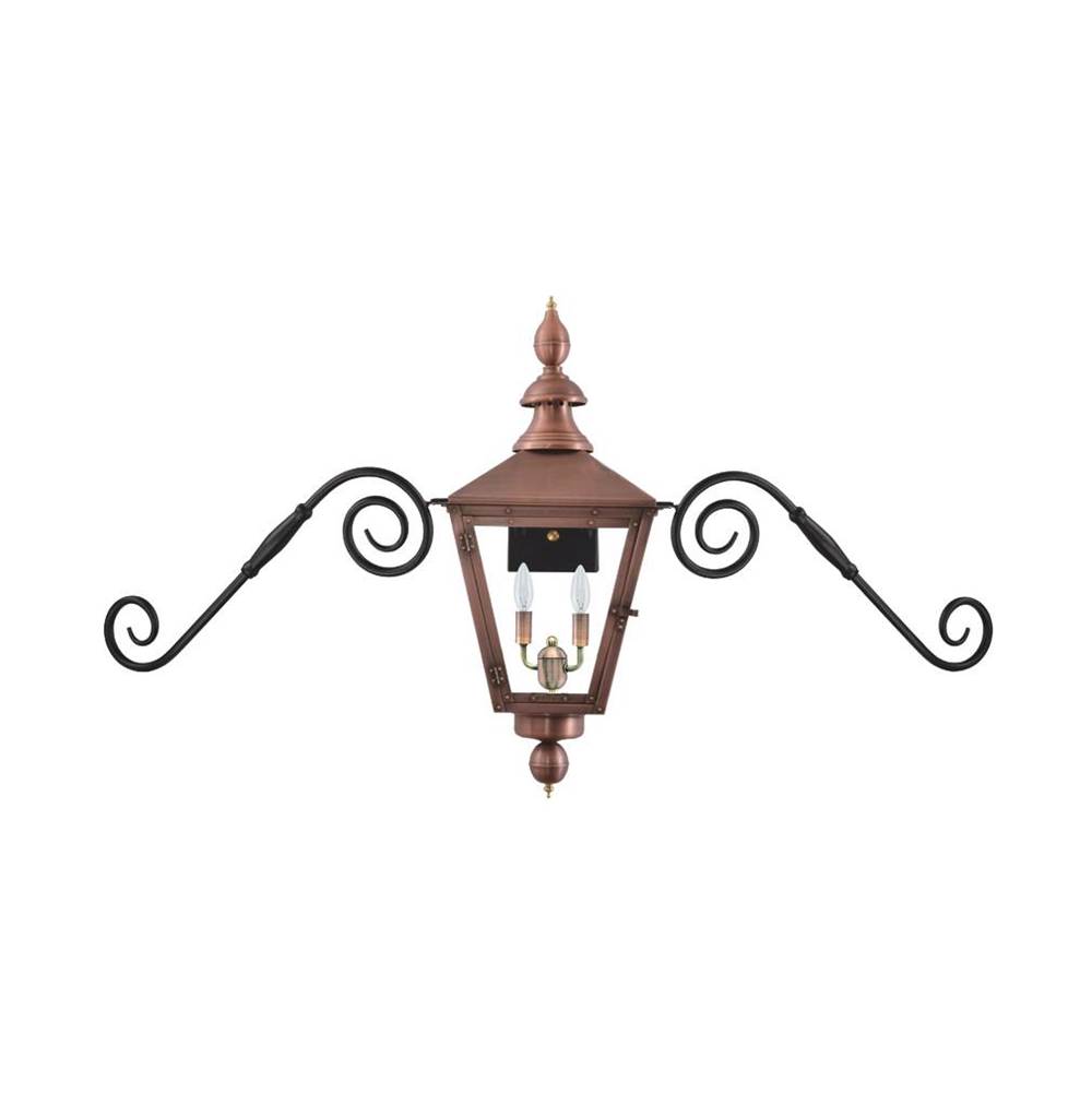 Primo Lanterns Charleston 31E Electric with Moustache scrolls