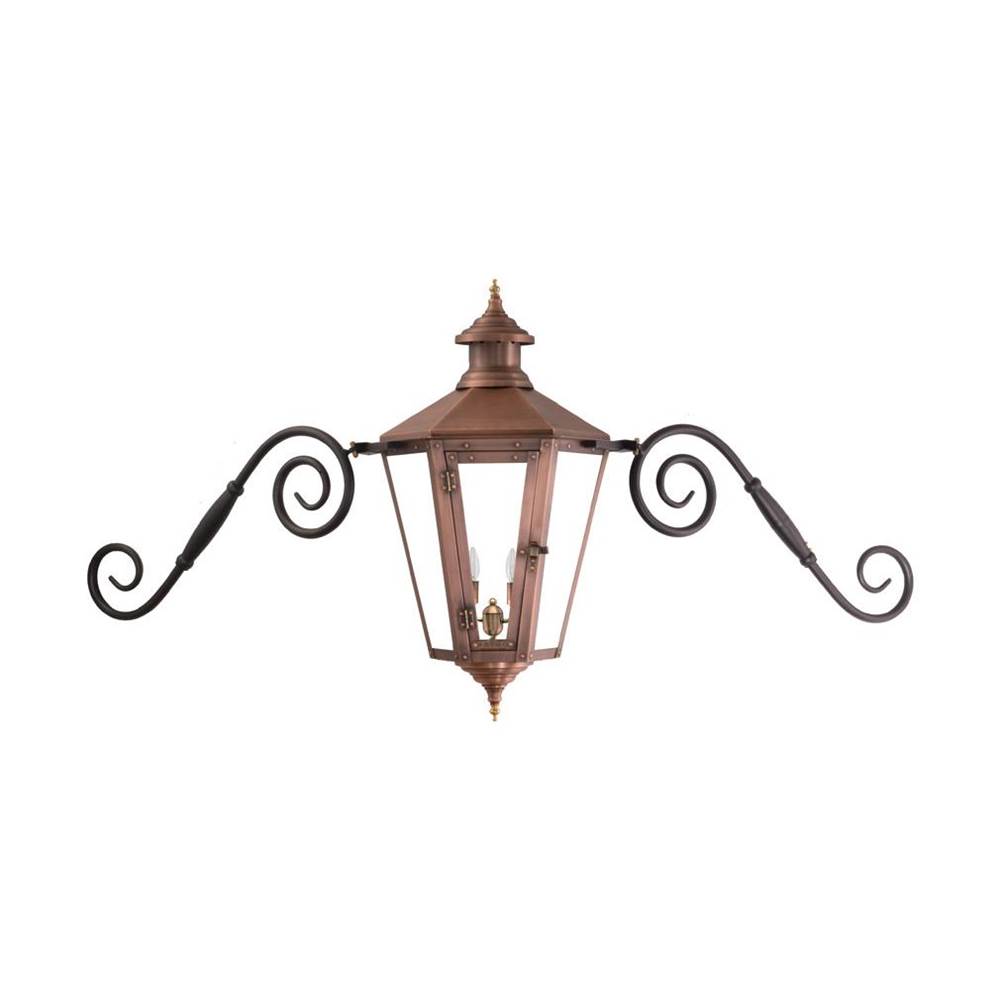 Primo Lanterns Nottoway 26E Electric with Moustache scrolls