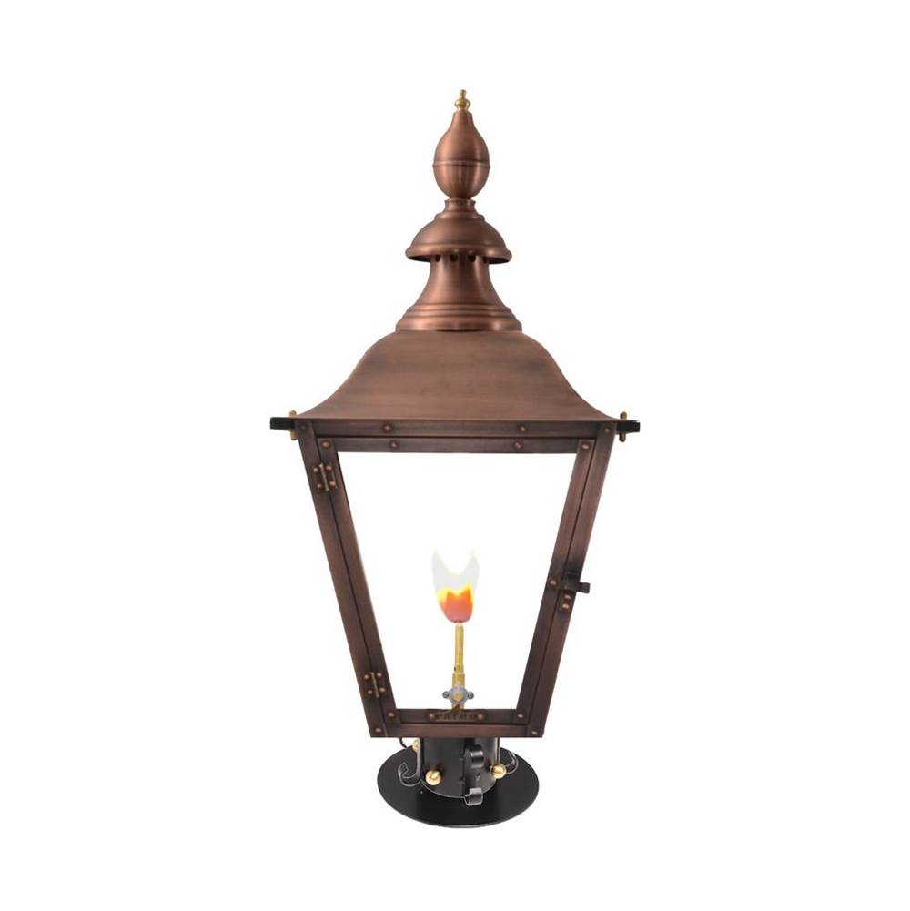 Primo Lanterns Oak Alley 33G Gas with Pier and Post mount