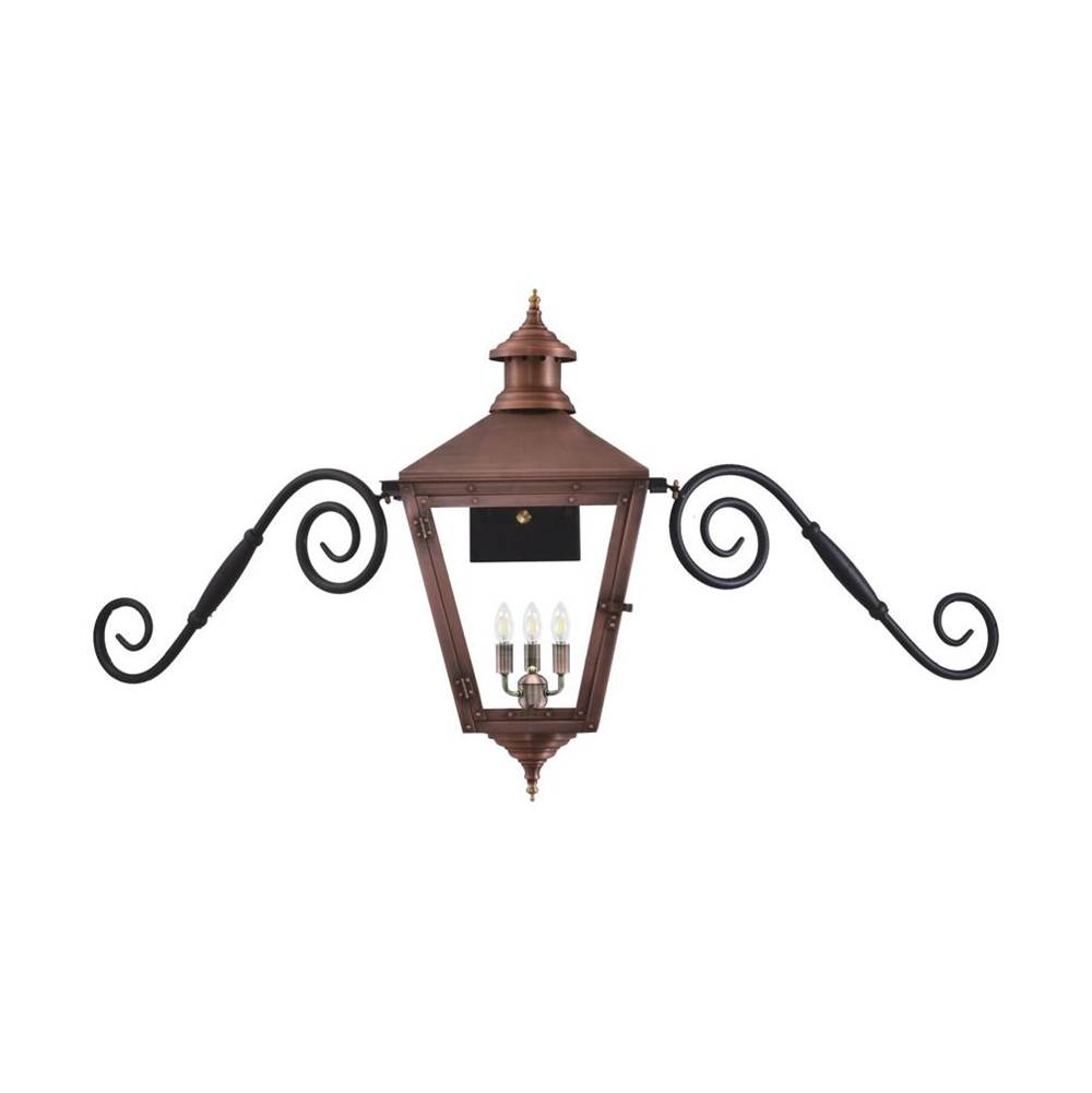 Primo Lanterns Savannah 30E Electric with Moustache scrolls