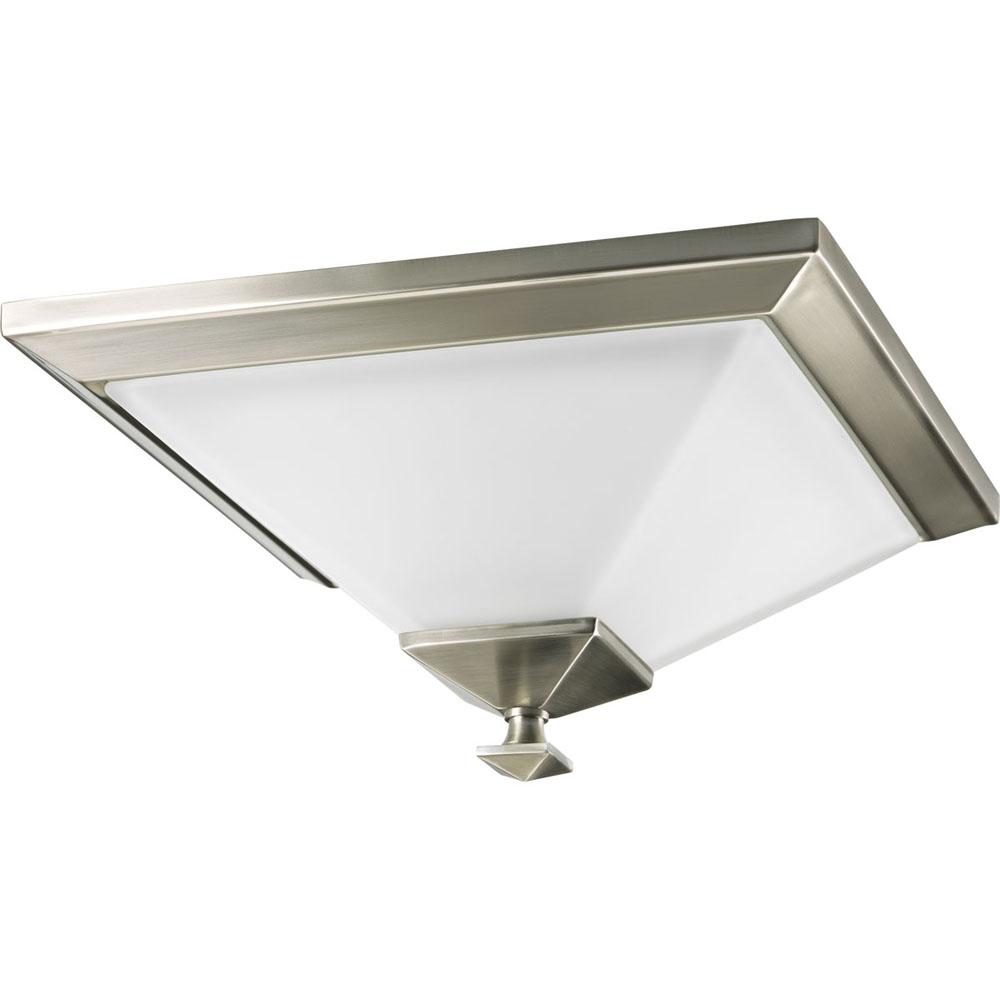 Progress Lighting Clifton Heights Collection Brushed Nickel One-Light 12-1/2'' Flush Mount