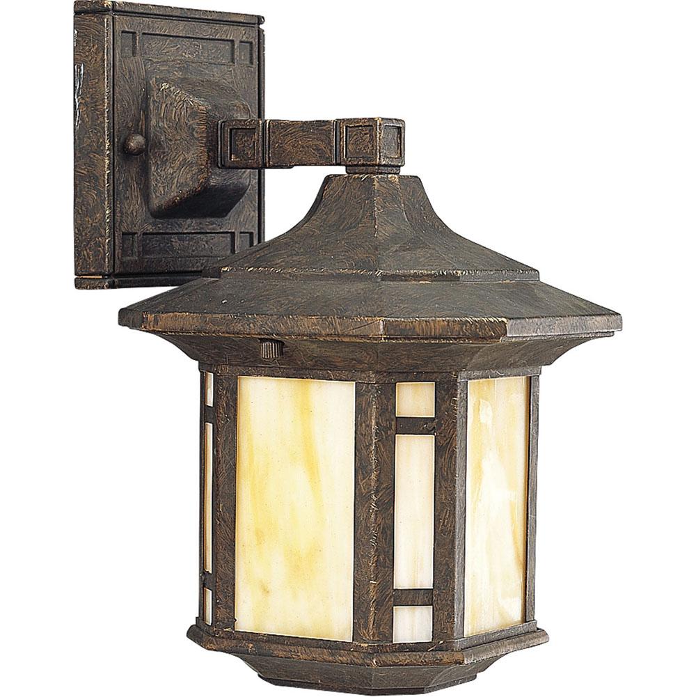 Progress Lighting Arts and Crafts Collection One-Light Small Wall Lantern