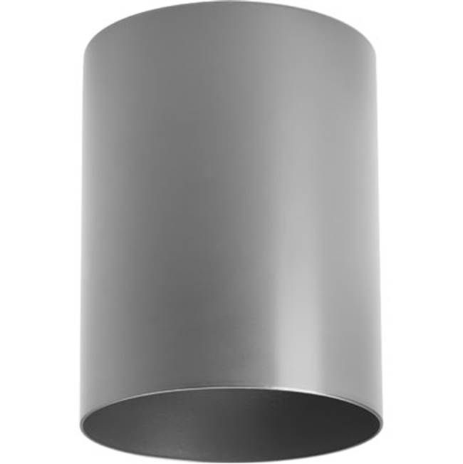 Progress Lighting 5'' Metallic Gray LED Outdoor Flush Mount Cylinder